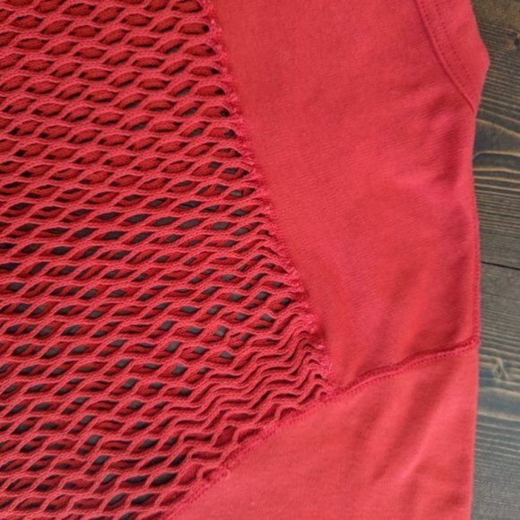 Men's Red Vintage Ripon Practice Jersey in Knit Mesh (Crop top) Small? - Picture 5 of 14